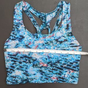 Stash it Bra in Hawaiian Blue Print